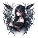 gothic tattoo design idea