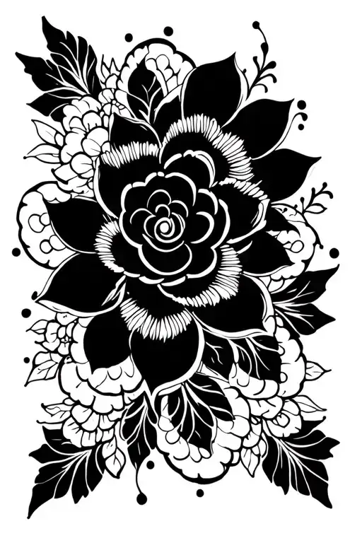 henna design tattoo design idea