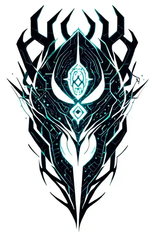 symbiote tribal tattoo tattoo design idea