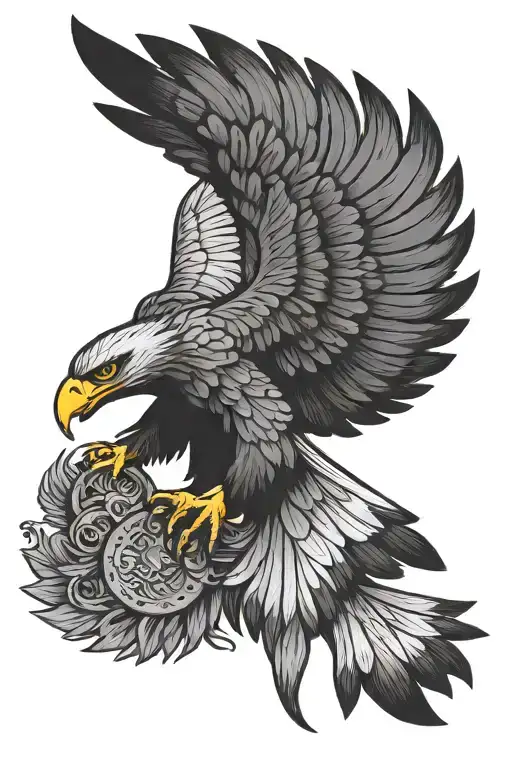 Philippines eagle tattoo design idea
