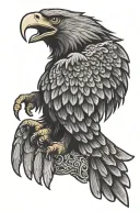 Philippines eagle tattoo design idea