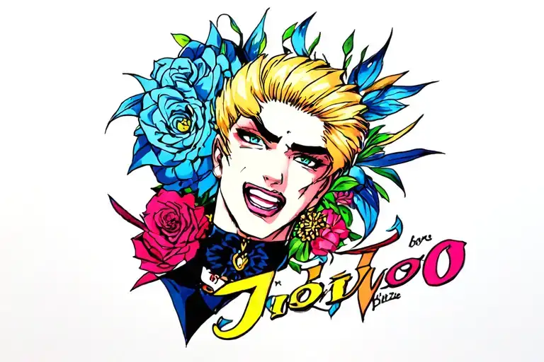 Jojo Bizarre Adveutures tattoo design idea