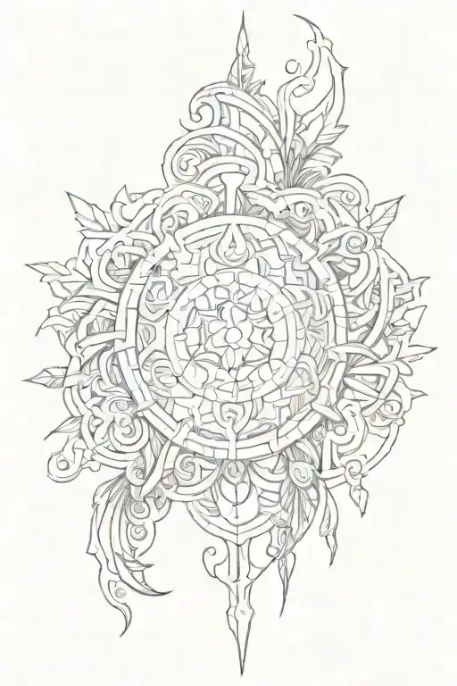 patch work back tattoo tattoo design idea