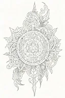 patch work back tattoo tattoo design idea