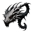 Skyrim dragon language tattoo design idea