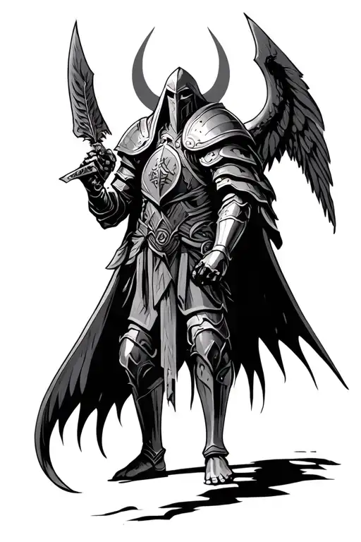 full armor of god  tattoo design idea