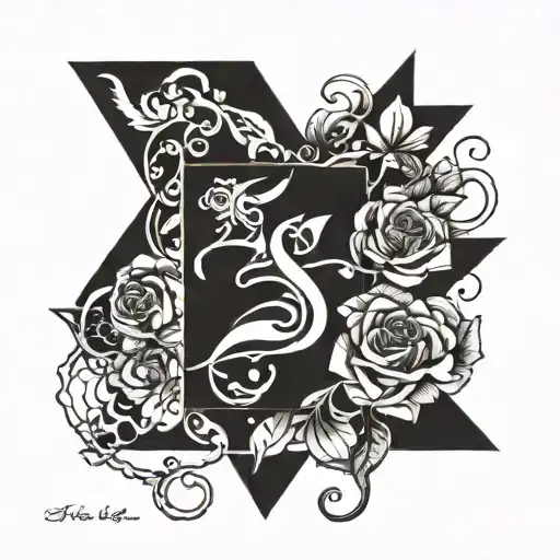 2000 written tattoo design idea