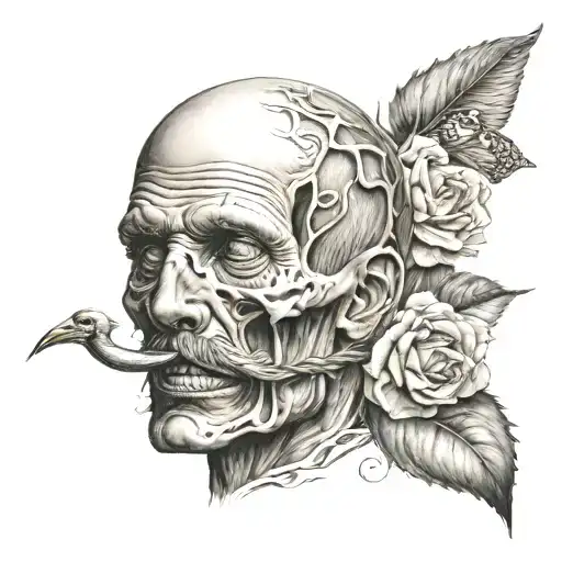 keep quiet tattoo design idea
