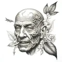 keep quiet tattoo design idea