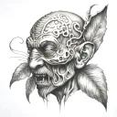 keep quiet tattoo design idea