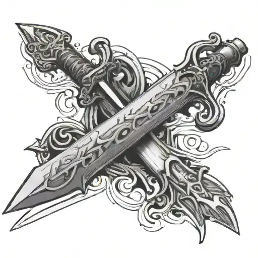 Bible Sword tattoo design idea