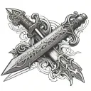 Bible Sword tattoo design idea