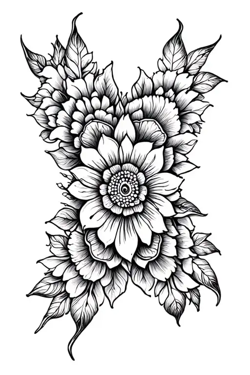 henna hard life growing tattoo design idea