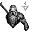 ragnar tattoo design idea