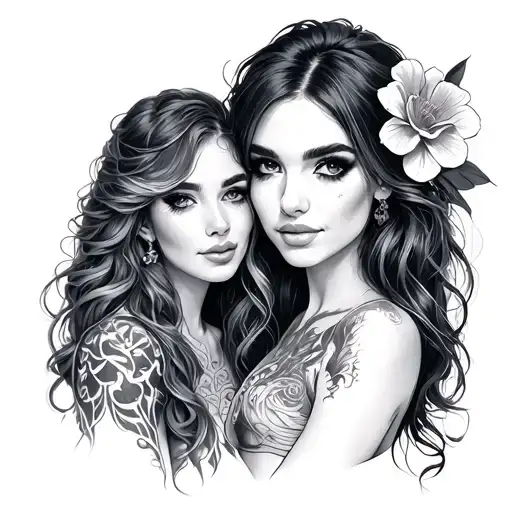 Christina and Kristen tattoo design idea
