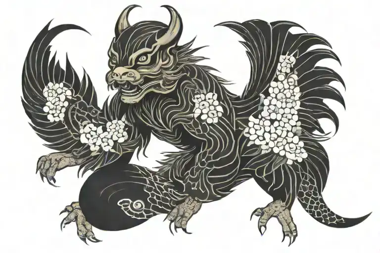 indigenous art tattoo design idea