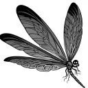 Celtic Dragonfly tattoo design idea