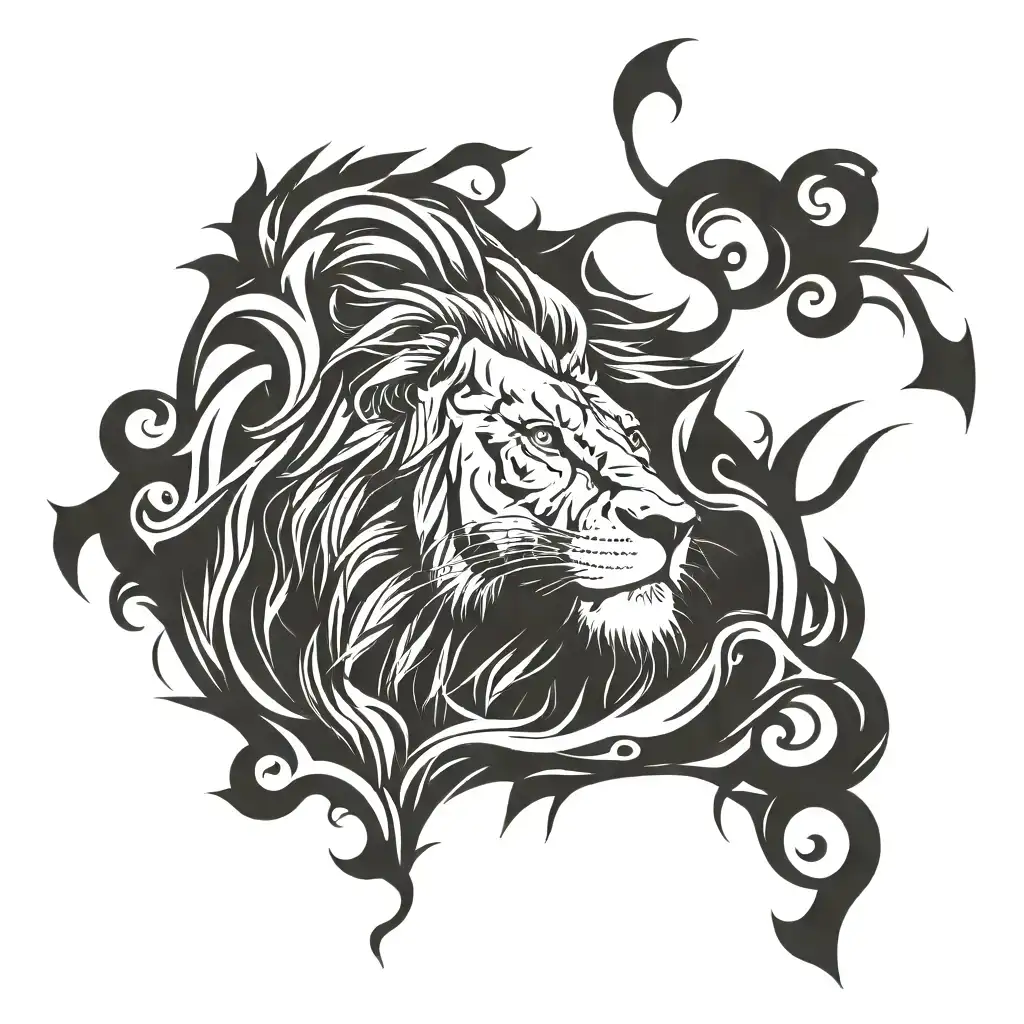lion king and narnia shoulder tattoo tattoo design idea