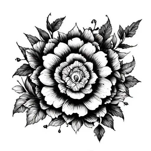 Mori calliope tattoo design idea