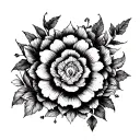 Mori calliope tattoo design idea