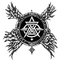 Yahweh is Salvation tattoo design idea