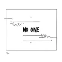 Trust no one side tattoo design idea