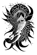 virgo and Scorpio tattoo design idea