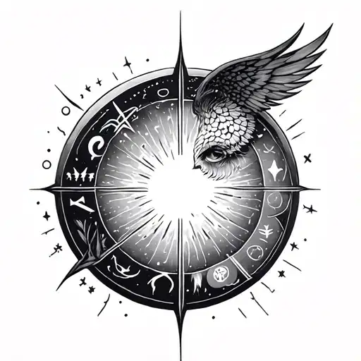 Birth Signs tattoo design idea