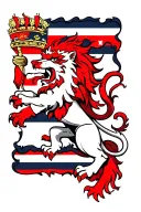 scottish red lion rampant tattoo design idea