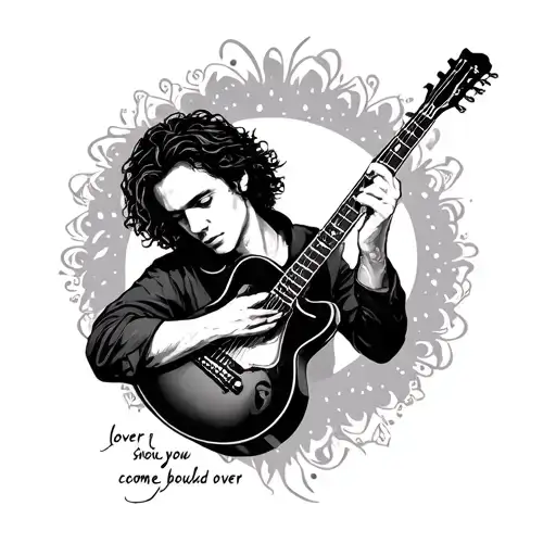 lover you should've come over by Jeff Buckley  tattoo design idea