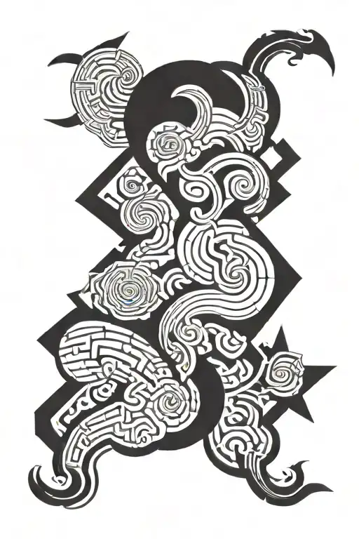 Korean tattoo design idea