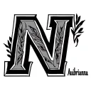"Nia Aubrianna" Nebraska N letter tattoo design idea