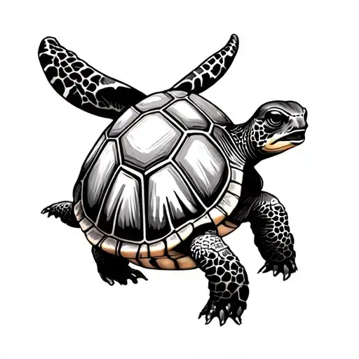 turtle and the band one direction tattoo design idea