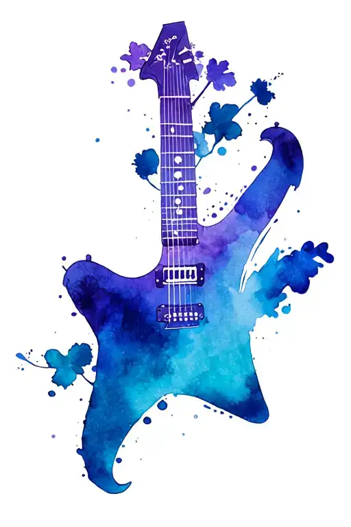 Rockstar tattoo design idea