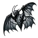 Mothman tattoo design idea