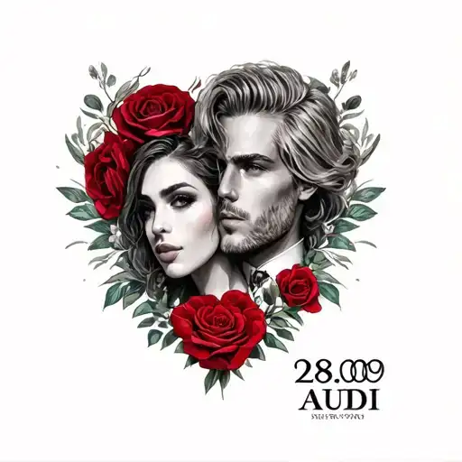 777, 55 kg removed, 28.09 engagement day, gaming love, loyal, audi, discipline tattoo design idea