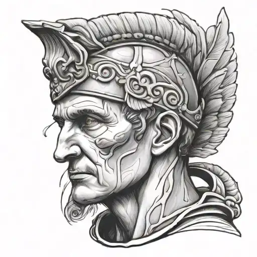 Julius Caesar tattoo design idea