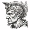Julius Caesar tattoo design idea