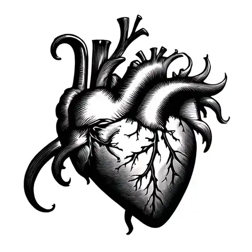 K With A Heart tattoo design idea