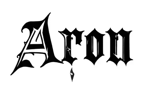 "Aaron" tattoo design idea