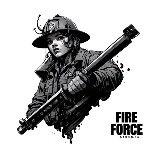 Fire Force tattoo design idea
