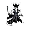 Samurai jack tattoo design idea
