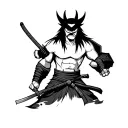 Samurai jack tattoo design idea