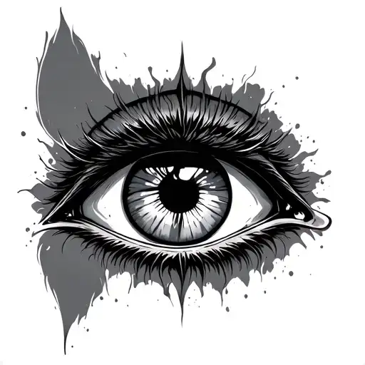 Resident Evil Eye tattoo design idea
