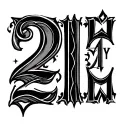 december 21 1990 roman numerals tattoo design idea