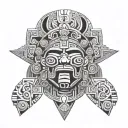 Aztec, Inca, Mayan tattoo design idea