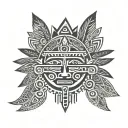 Aztec, Inca, Mayan tattoo design idea