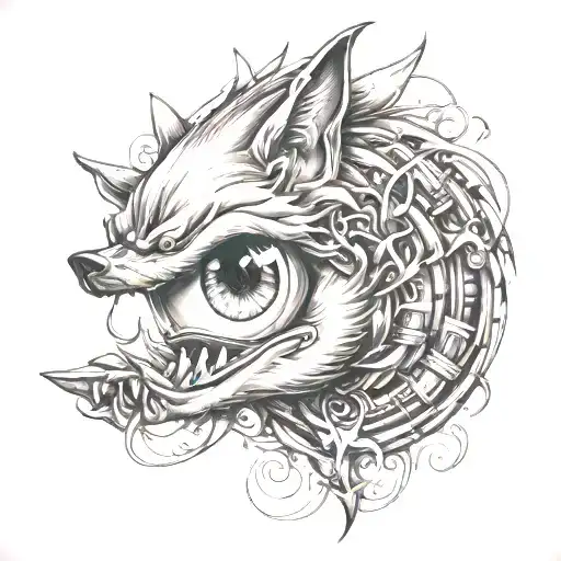 Sonic touch tattoo design idea