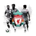 Liverpool fc players playing back tattoo design idea