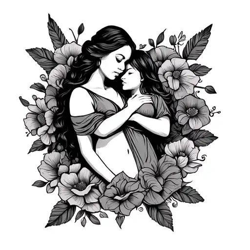 tatto with Mamma on arm sleeve tattoo design idea